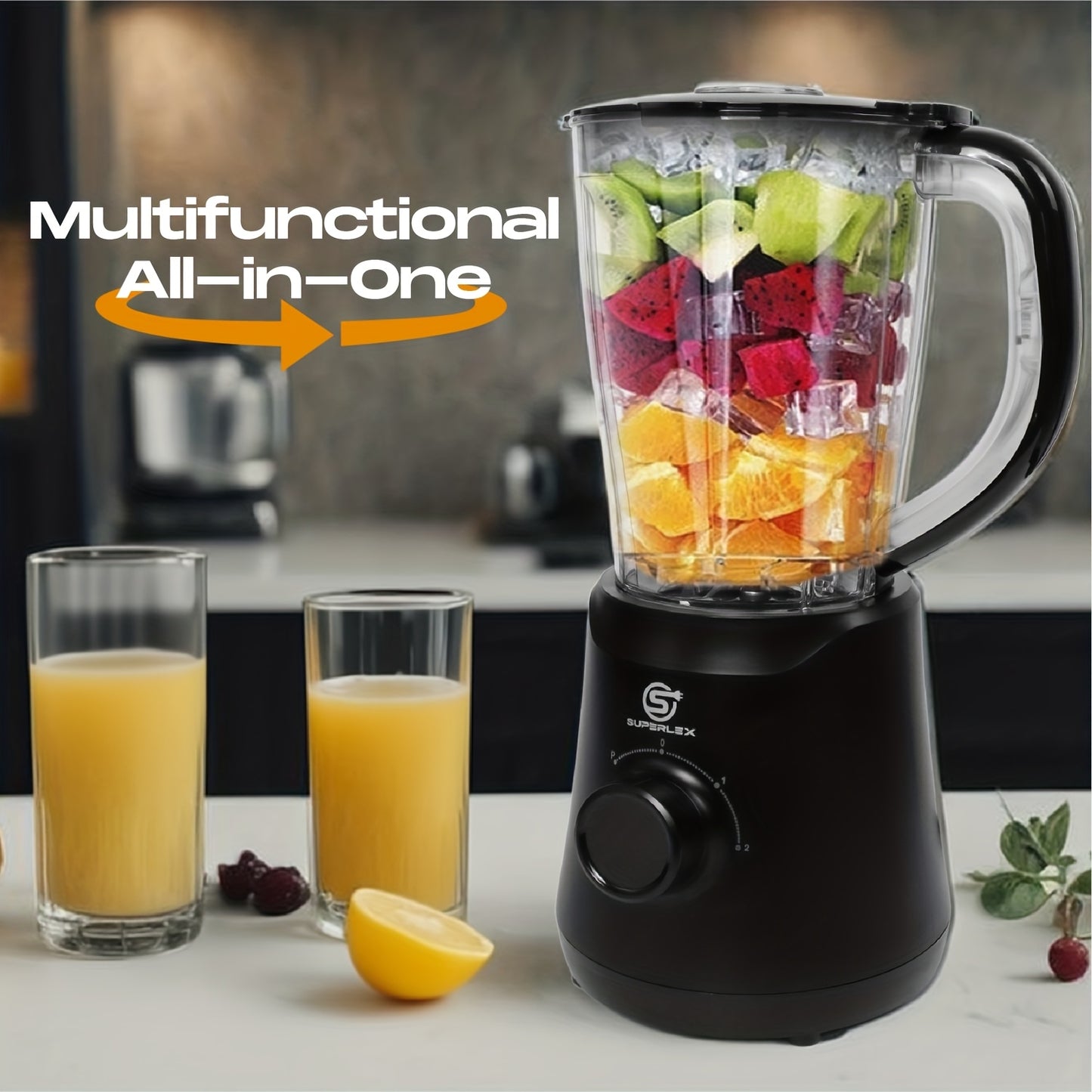 Mixeur Professionnel, lavable pour Smoothies et Glace – vue détaillée 5