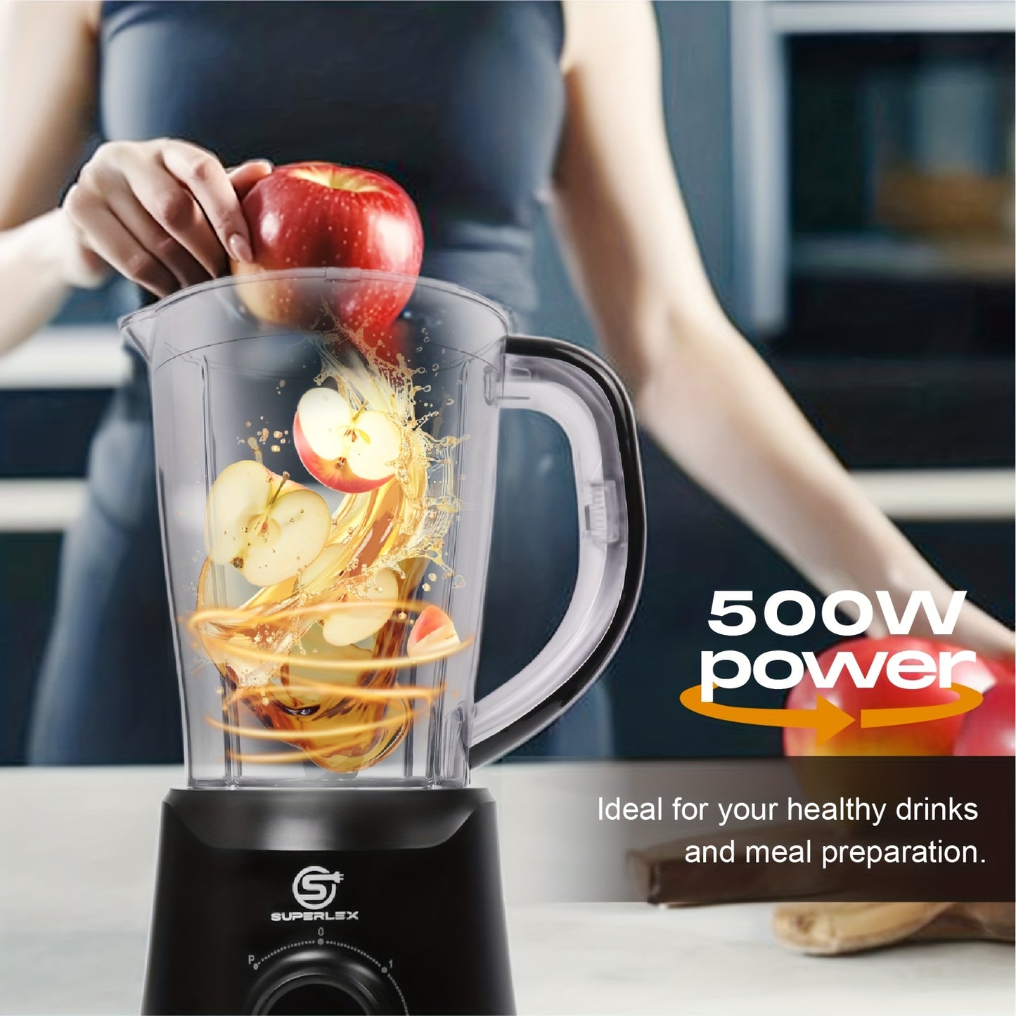 Mixeur Professionnel, lavable pour Smoothies et Glace – vue détaillée 8