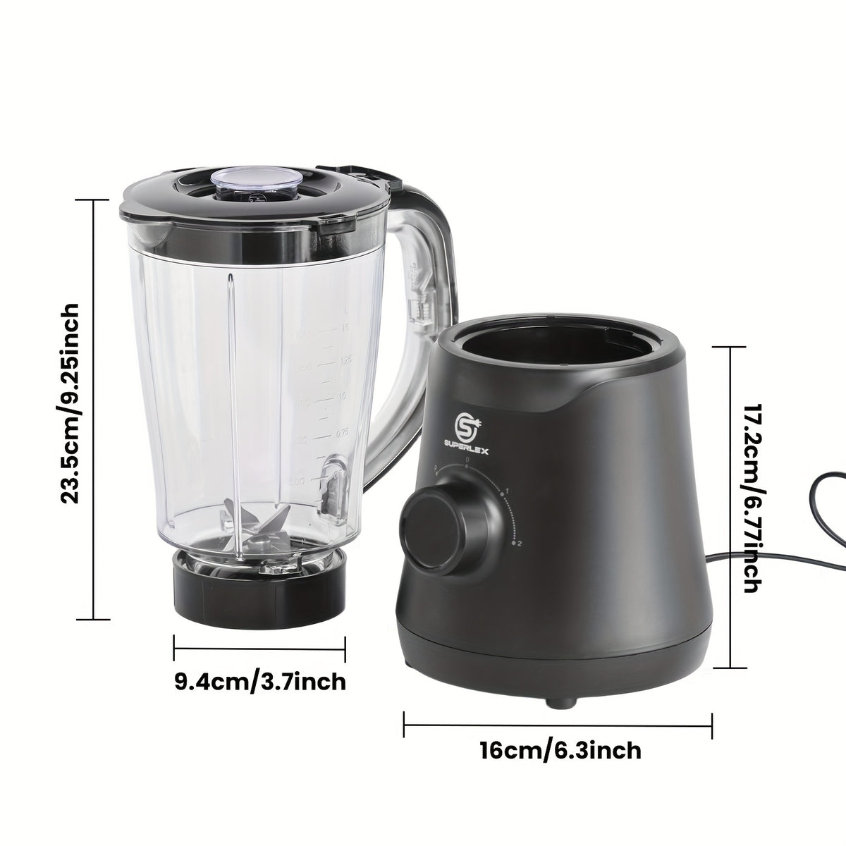 Mixeur Professionnel, lavable pour Smoothies et Glace – vue détaillée 10