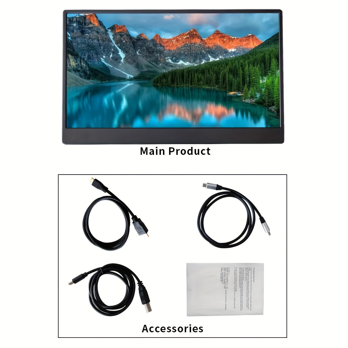 Moniteur de Jeu Portable, 60Hz pour quotidien et maison – vue détaillée 13