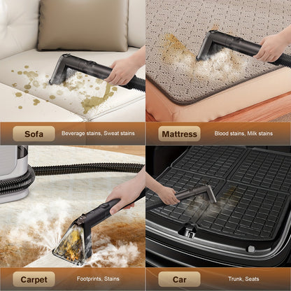 Nettoyeur de tapis, 1650W pour tapis et meubles rembourrés – vue détaillée 4