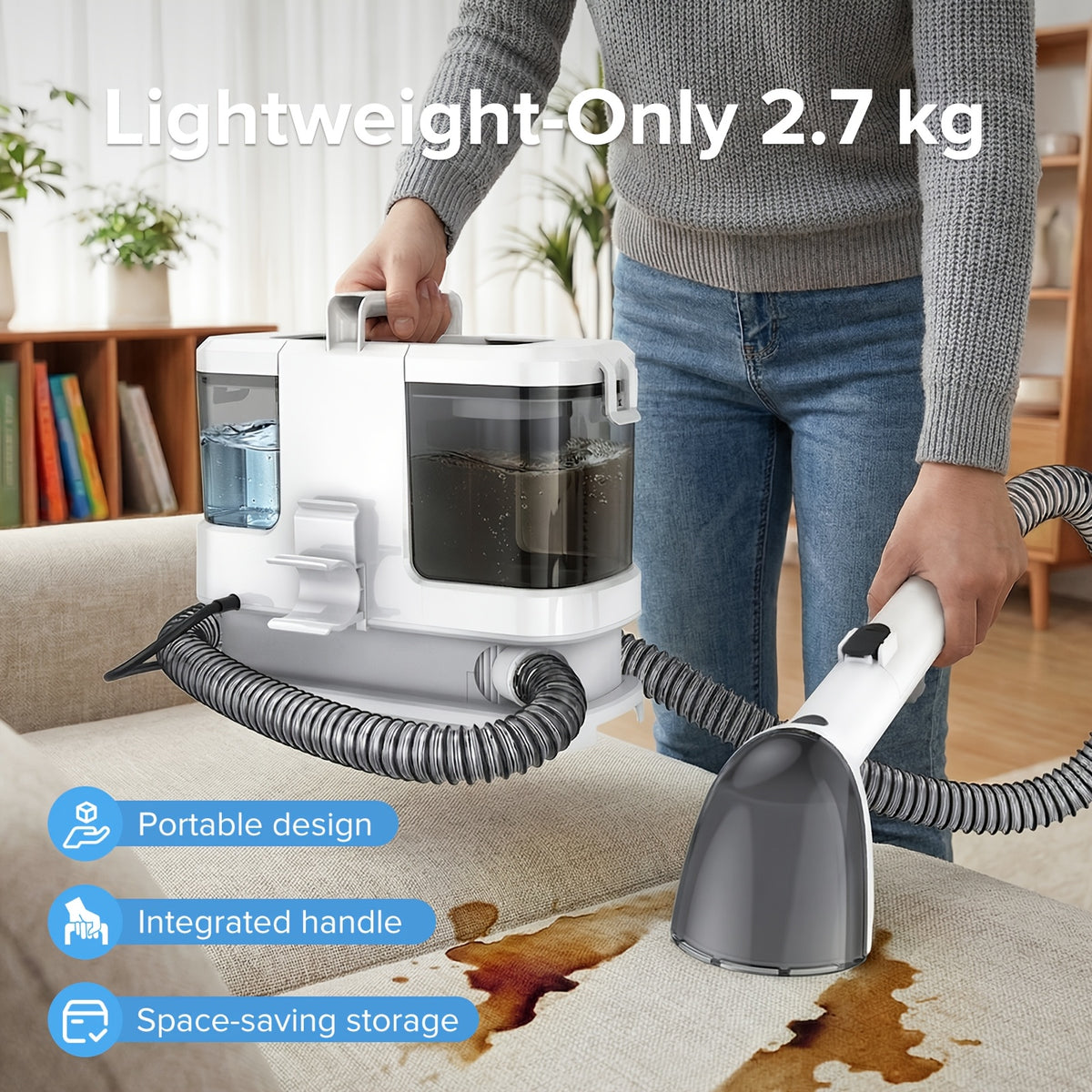 Nettoyeur de tapis, 1L pour tapis et meubles rembourrés – vue détaillée 4