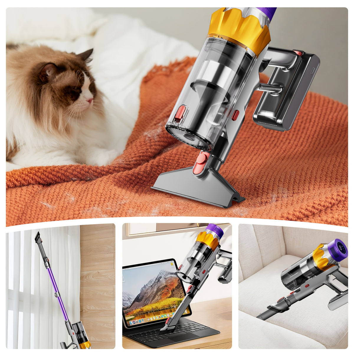 Nettoyeur de tapis, éclairage LED pour tapis et meubles rembourrés – vue détaillée 13