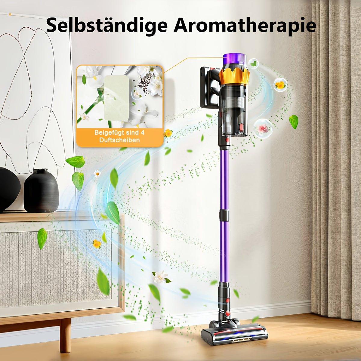 Nettoyeur de tapis, éclairage LED pour tapis et meubles rembourrés – vue détaillée 15