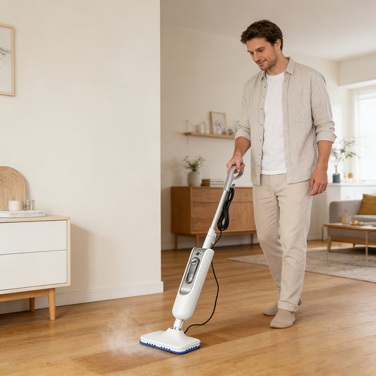 Nettoyeur vapeur, Nettoyeur Vapeur Électrique 1500W pour sols et salle de bains – vue principale