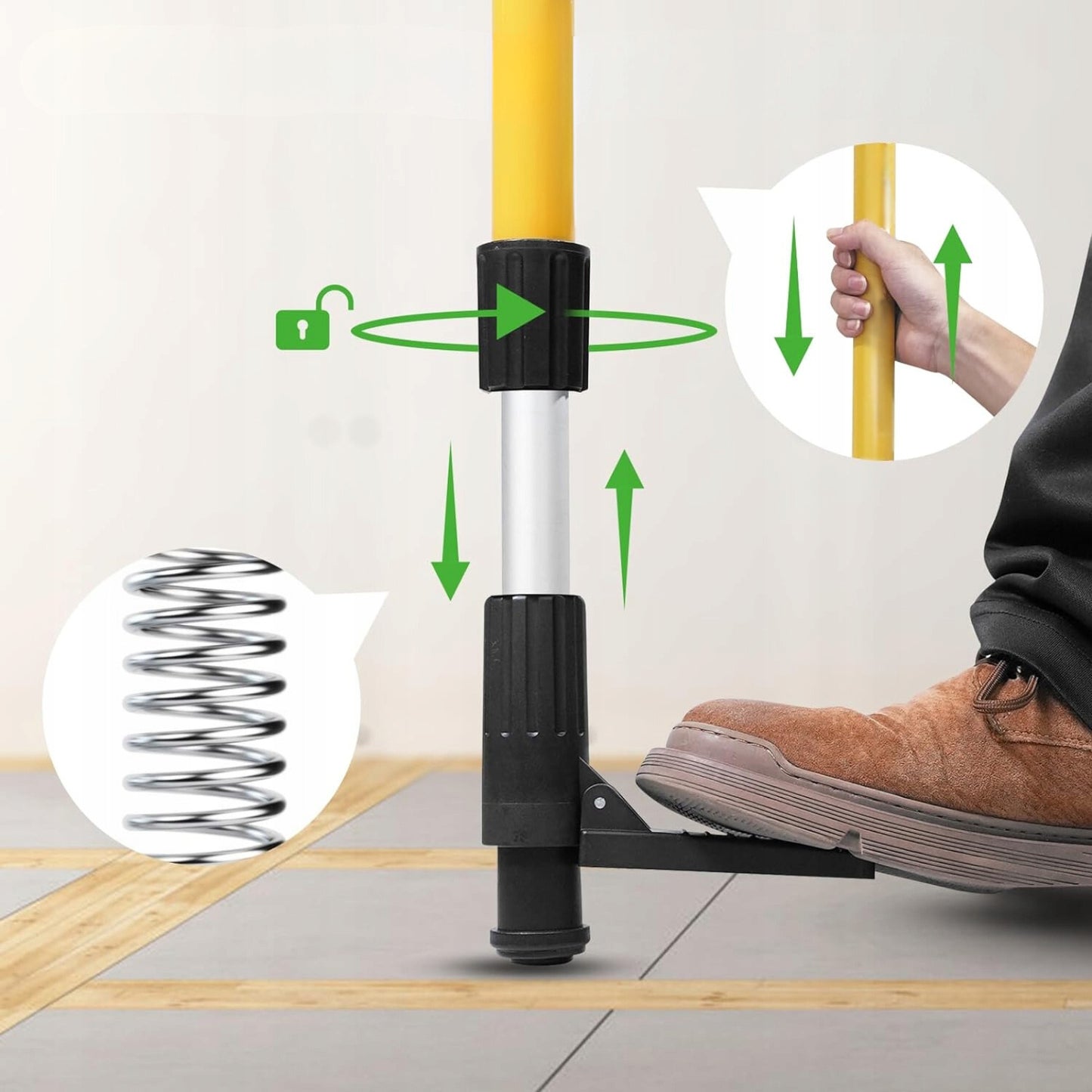 Niveau laser, 365 cm pour alignement et travaux de pose – vue détaillée 8
