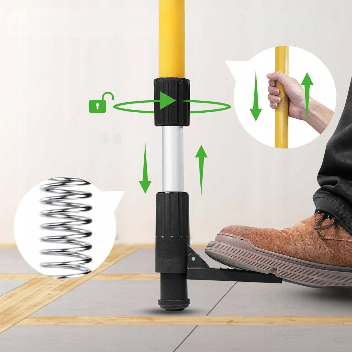 Niveau laser, 365 cm pour alignement et travaux de pose – vue détaillée 8