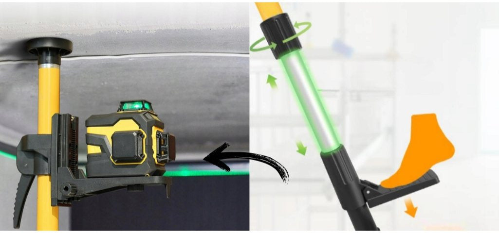 Niveau laser, 365 cm pour alignement et travaux de pose – vue détaillée 9