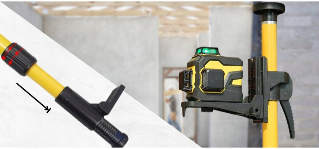 Niveau laser, 365 cm pour alignement et travaux de pose – vue détaillée 12