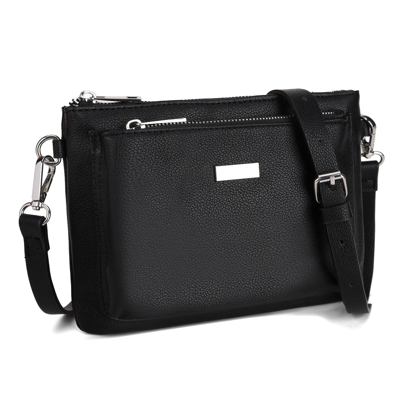 Nouveau sac à bandoulière classique, NOIR pour véhicule et déplacements – vue principale