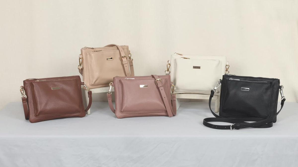 Nouveau sac à bandoulière classique, NOIR pour véhicule et déplacements – vue détaillée 9