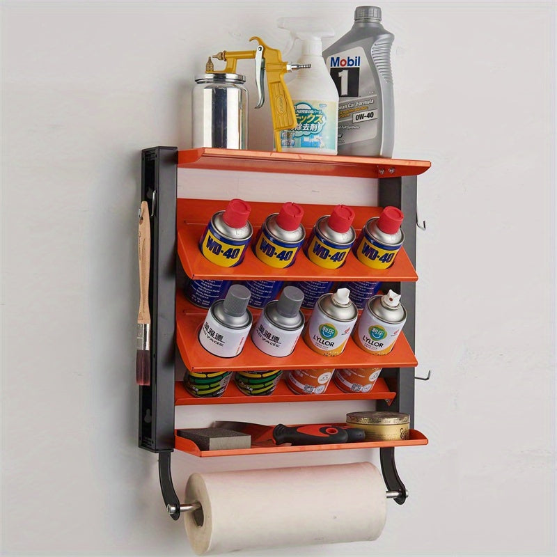 Organisateur mural en métal robuste, avec rangement pour atelier et bricolage – vue détaillée 2