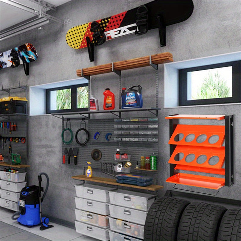 Organisateur mural en métal robuste, avec rangement pour atelier et bricolage – vue détaillée 6