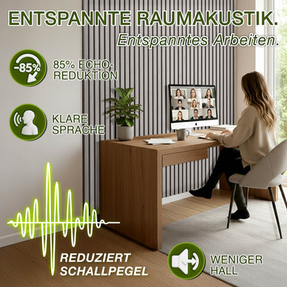 Panneaux acoustiques, bois pour bureau et télétravail – vue détaillée 25