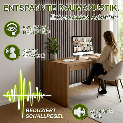 Panneaux acoustiques, bois pour bureau et télétravail – vue détaillée 33