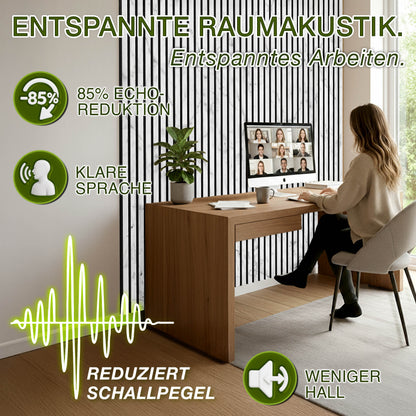 Panneaux acoustiques, bois pour bureau et télétravail – vue détaillée 41