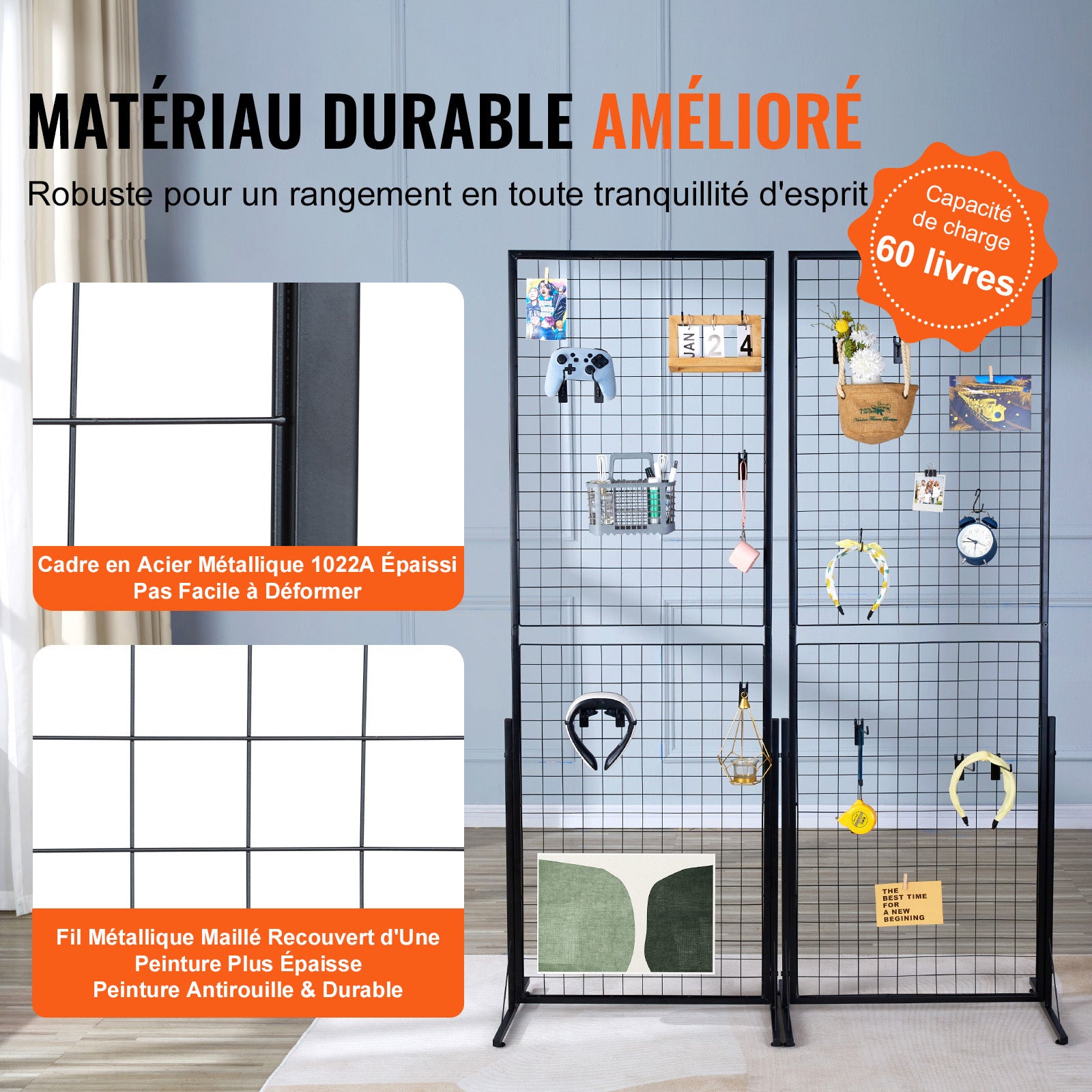 Panneaux muraux, 2 x 5.6 pour pièce de vie et usage quotidien – vue détaillée 4