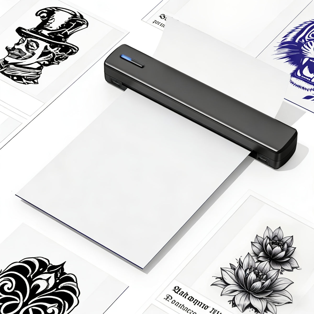 Papier de transfert tatouage, Papier thermique pour tatouage 8,5x11 pour loisirs et projets créatifs – vue principale