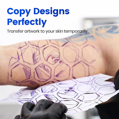 Papier de transfert tatouage, Papier thermique pour tatouage 8,5x11 pour loisirs et projets créatifs – vue détaillée 4