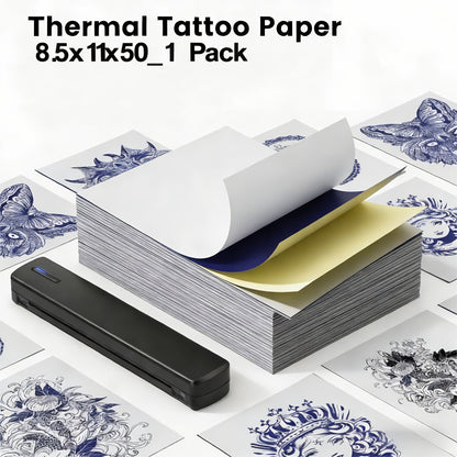 Papier de transfert tatouage, Papier thermique pour tatouage 8,5x11 pour loisirs et projets créatifs – vue détaillée 9