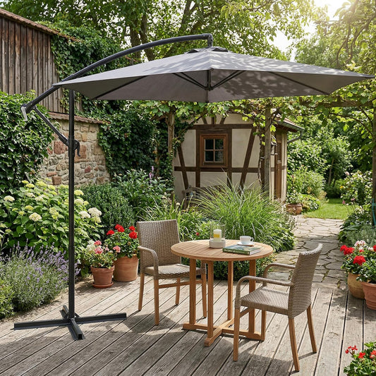 Parasol extérieur, aluminium pour jardin et balcon – vue principale