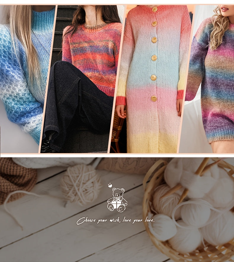pelotes de fil à crocheter, Pack de 4 meules de foin Dusk pour écharpes et quotidien – vue détaillée 12