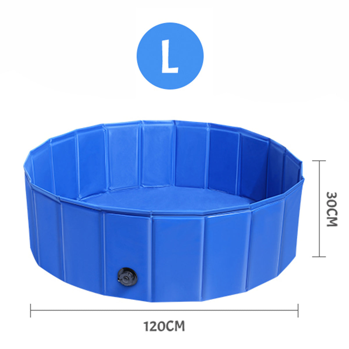 Piscine pour animaux de compagnie, pliable pour véhicule et déplacements – vue détaillée 6