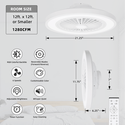 Plafonnier LED, 54cm pour maison et quotidien – vue détaillée 3