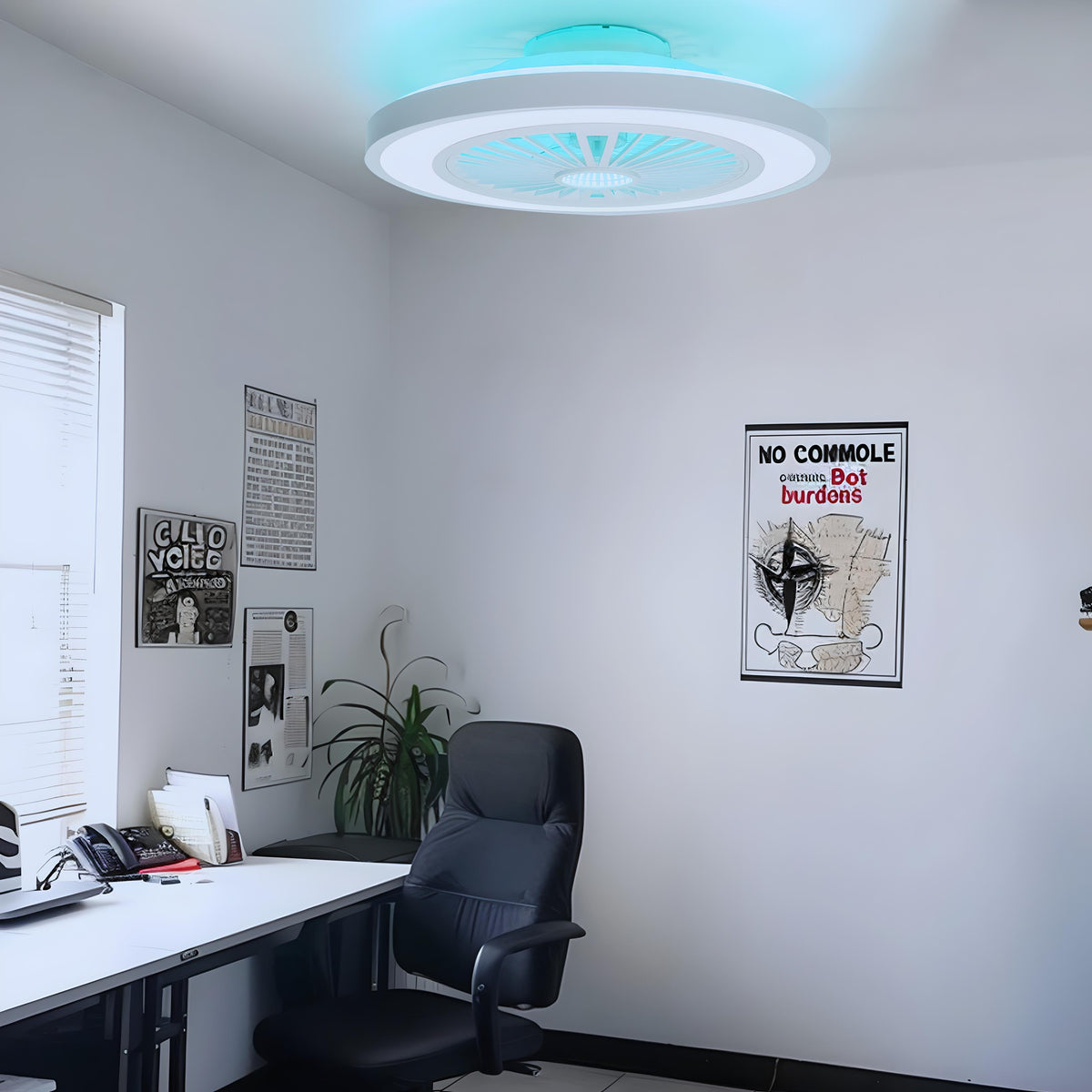 Plafonnier LED, 54cm pour maison et quotidien – vue détaillée 5