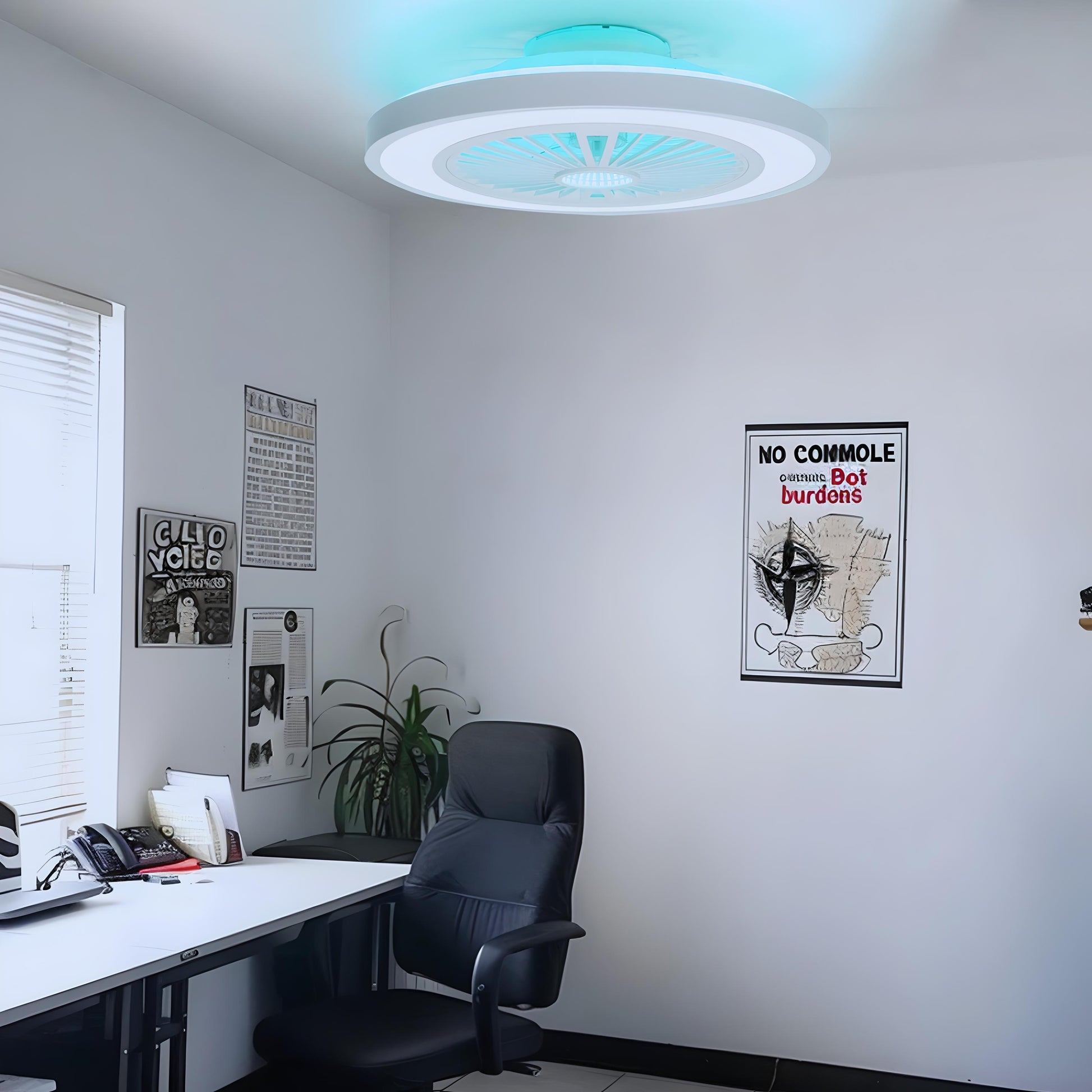 Plafonnier LED, 54cm pour maison et quotidien – vue détaillée 5