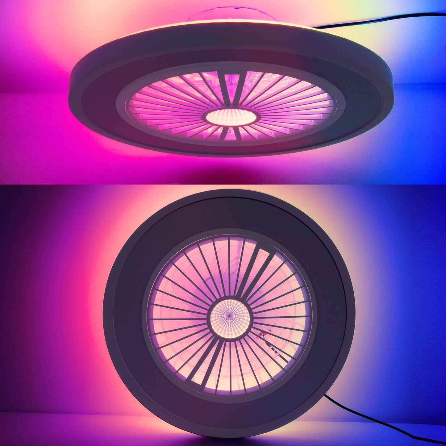 Plafonnier LED, 54cm pour maison et quotidien – vue détaillée 7