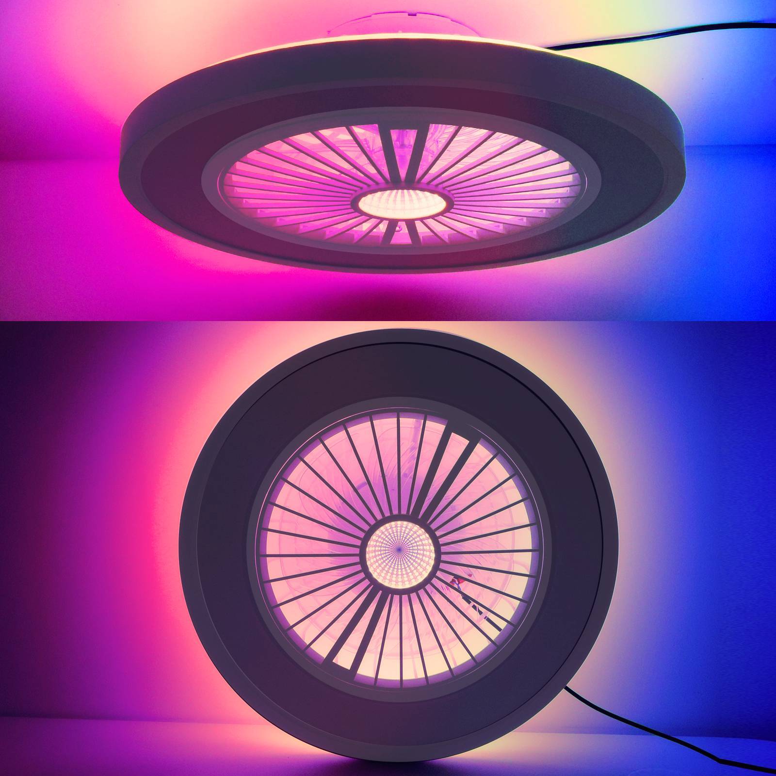 Plafonnier LED, 54cm pour maison et quotidien – vue détaillée 7