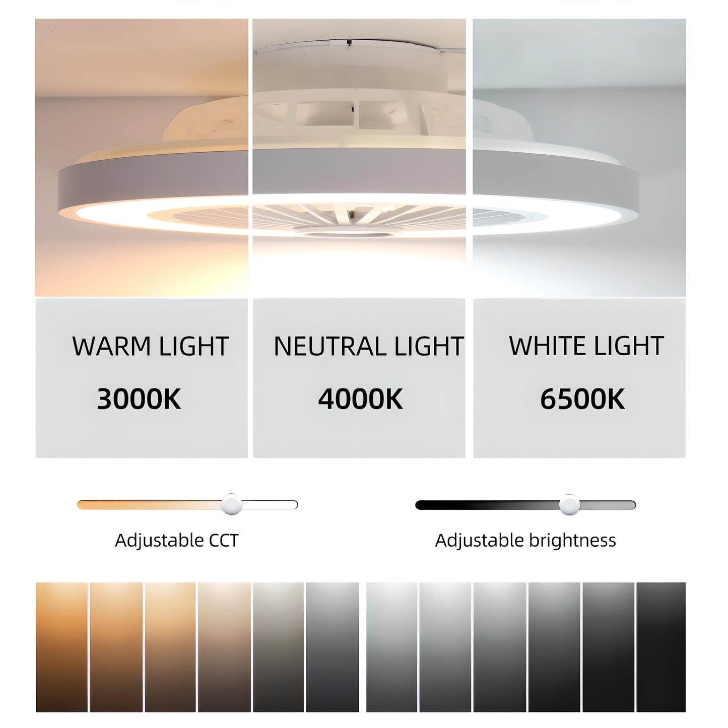 Plafonnier LED, 54cm pour maison et quotidien – vue détaillée 8