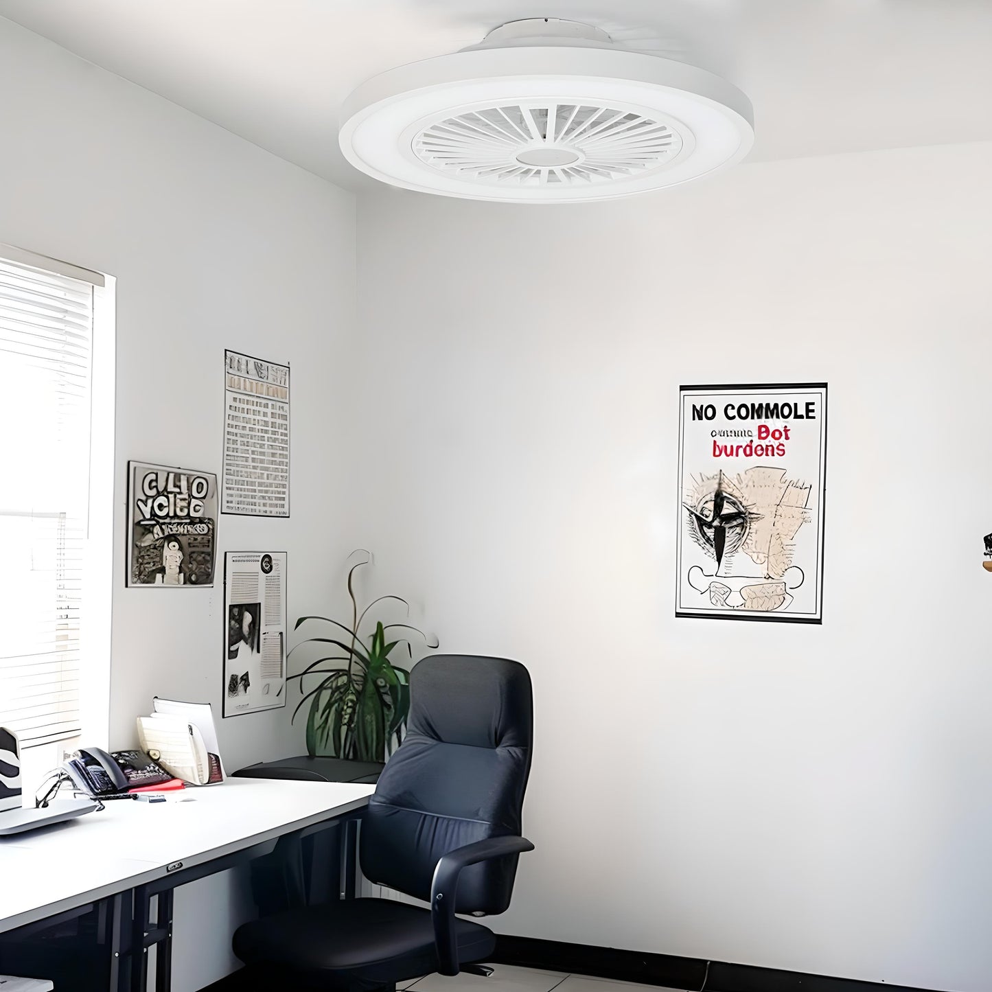 Plafonnier LED, 54cm pour maison et quotidien – vue détaillée 9
