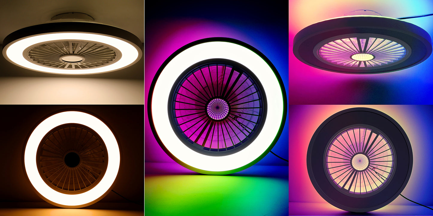 Plafonnier LED, 54cm pour maison et quotidien – vue détaillée 17