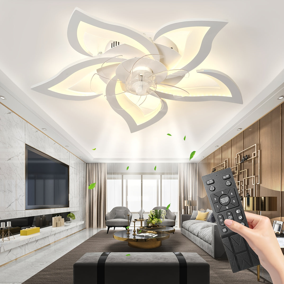 Plafonnier LED, 68,58 cm pour déplacements et maison – vue détaillée 7