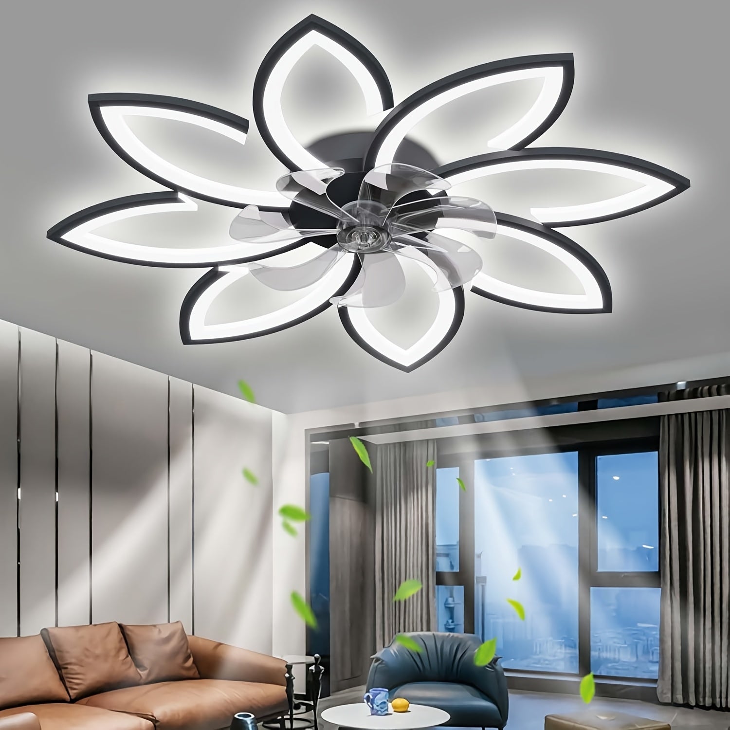 Plafonnier LED, 90 Cm pour maison et salon – vue détaillée 9