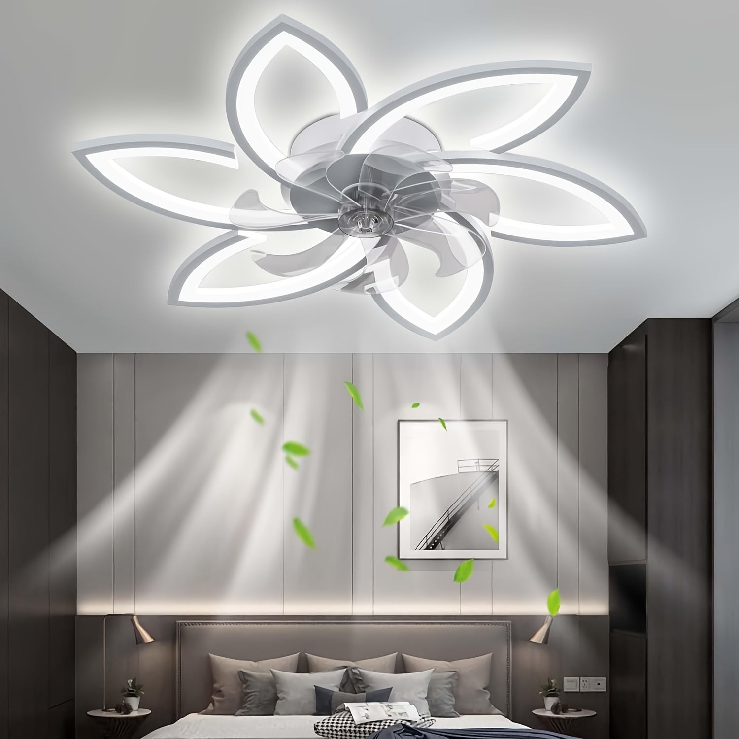Plafonnier LED, 90 Cm pour maison et salon – vue détaillée 10