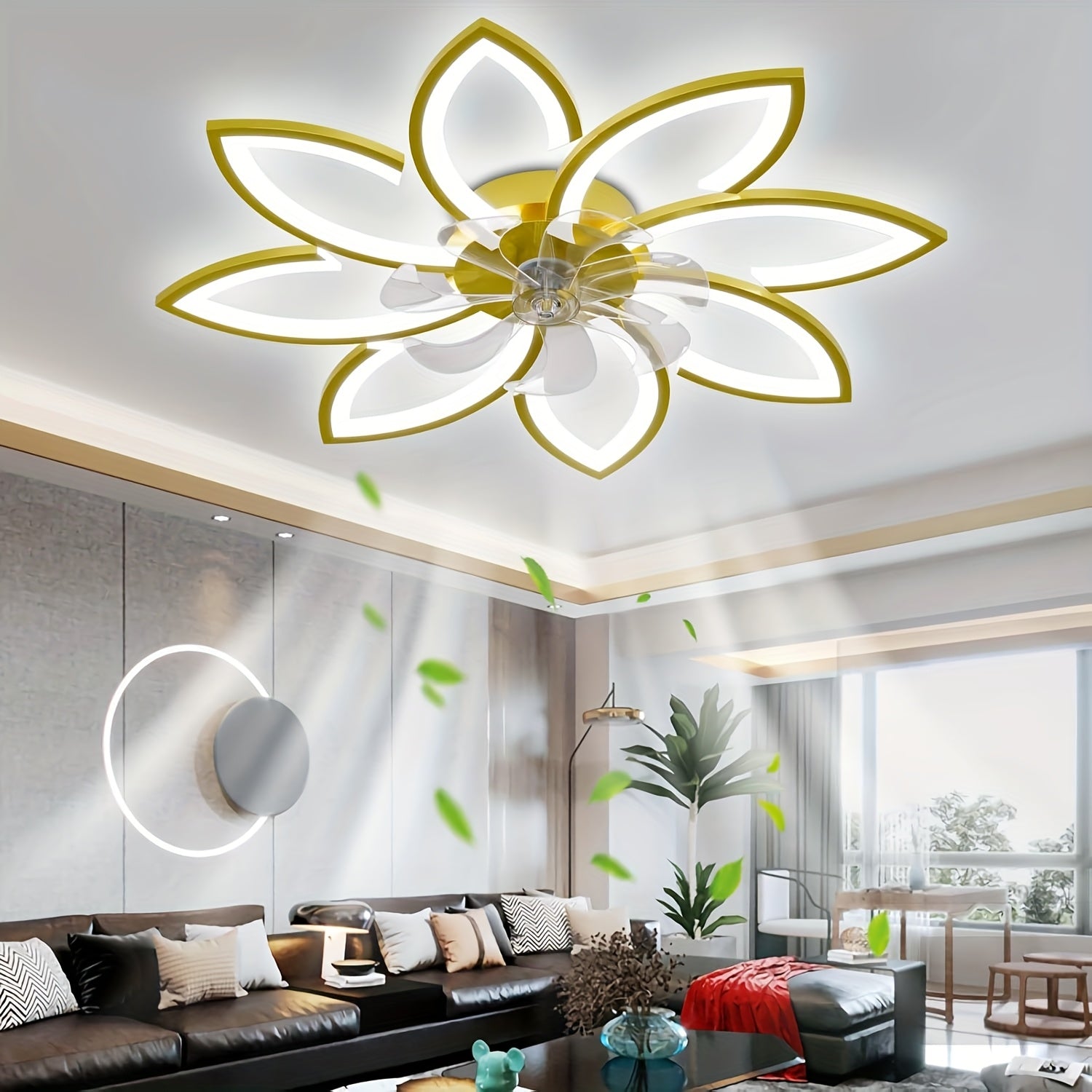 Plafonnier LED, 90 Cm pour maison et salon – vue détaillée 12