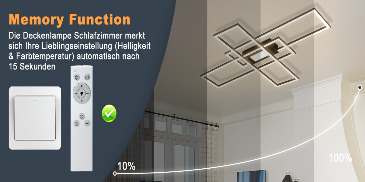 Plafonnier LED, Blanc pour maison – vue détaillée 7