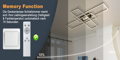 Plafonnier LED, Blanc pour maison – vue détaillée 7