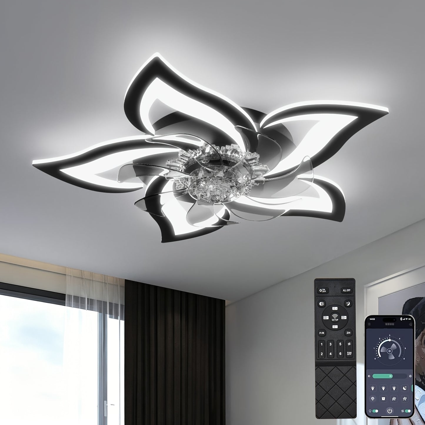 Plafonnier LED, éclairage LED pour déplacements – vue détaillée 2