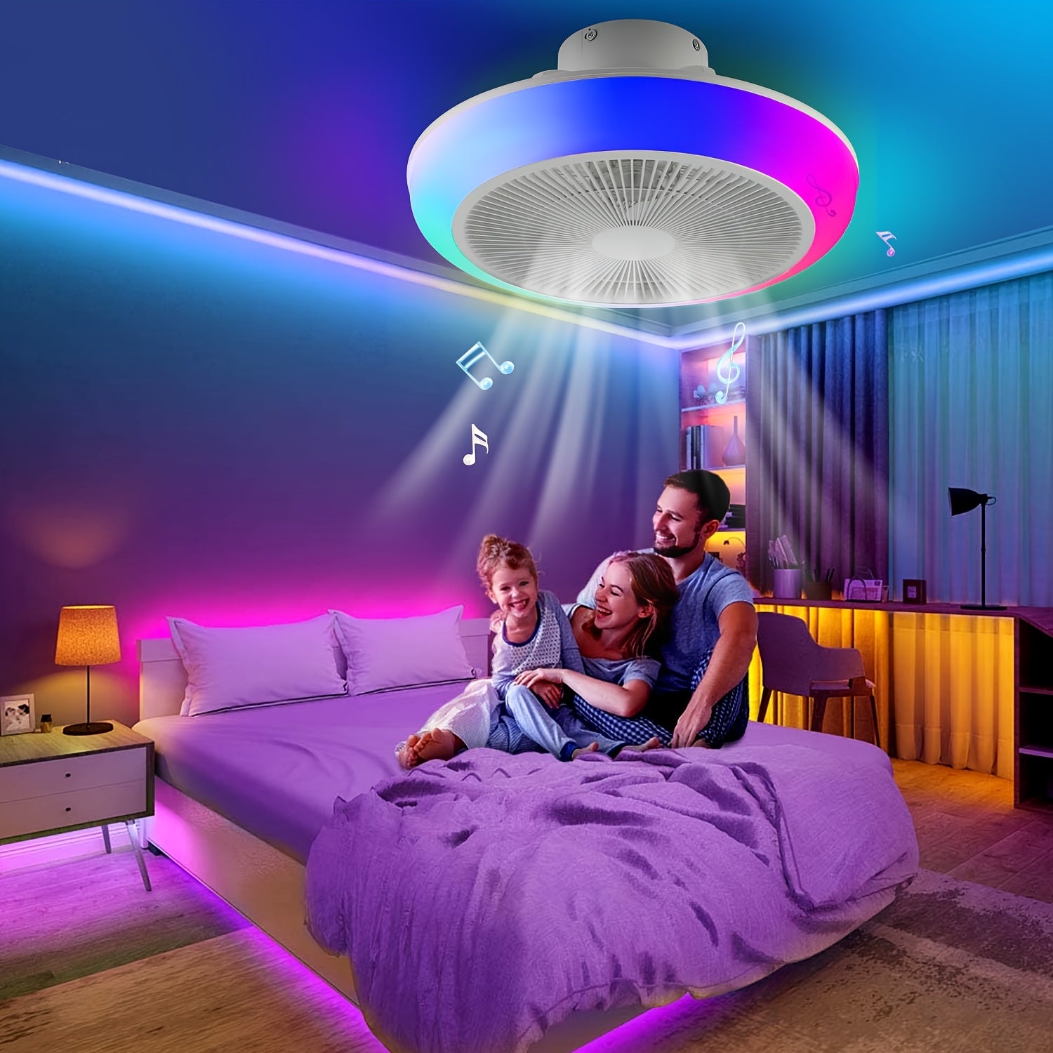 Plafonnier LED, éclairage LED pour déplacements et maison – vue détaillée 2
