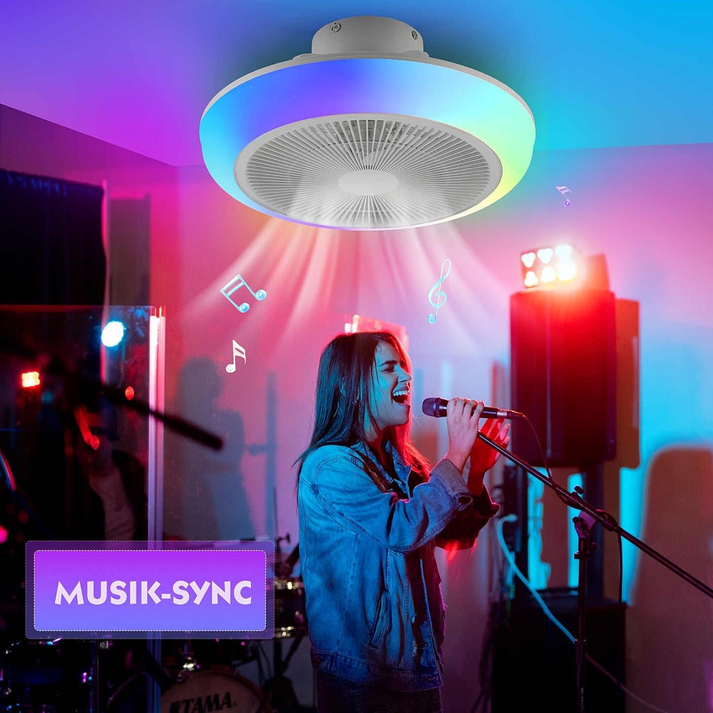 Plafonnier LED, éclairage LED pour déplacements et maison – vue détaillée 3