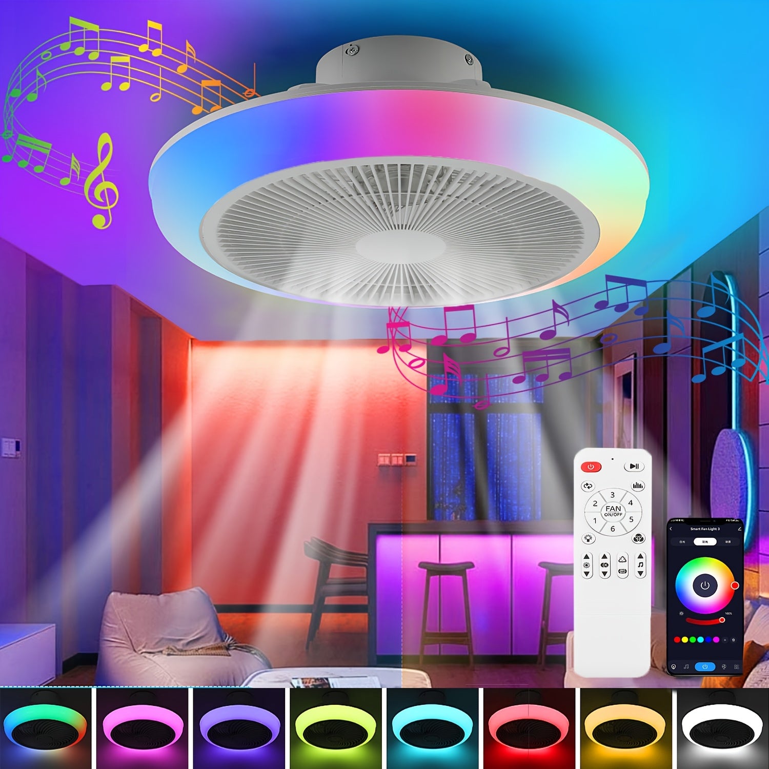 Plafonnier LED, éclairage LED pour déplacements et maison – vue détaillée 11
