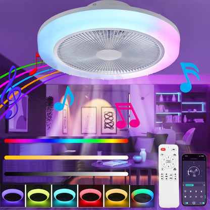 Plafonnier LED, RGB + Audio pour maison – vue principale