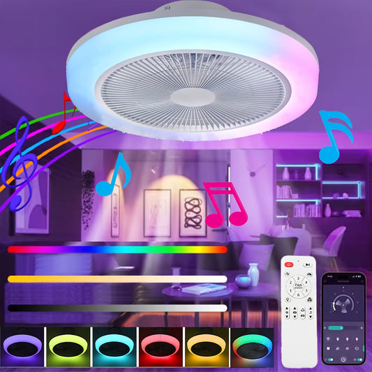Plafonnier LED, RGB + Audio pour maison – vue principale