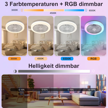 Plafonnier LED, RGB + Audio pour maison – vue détaillée 7