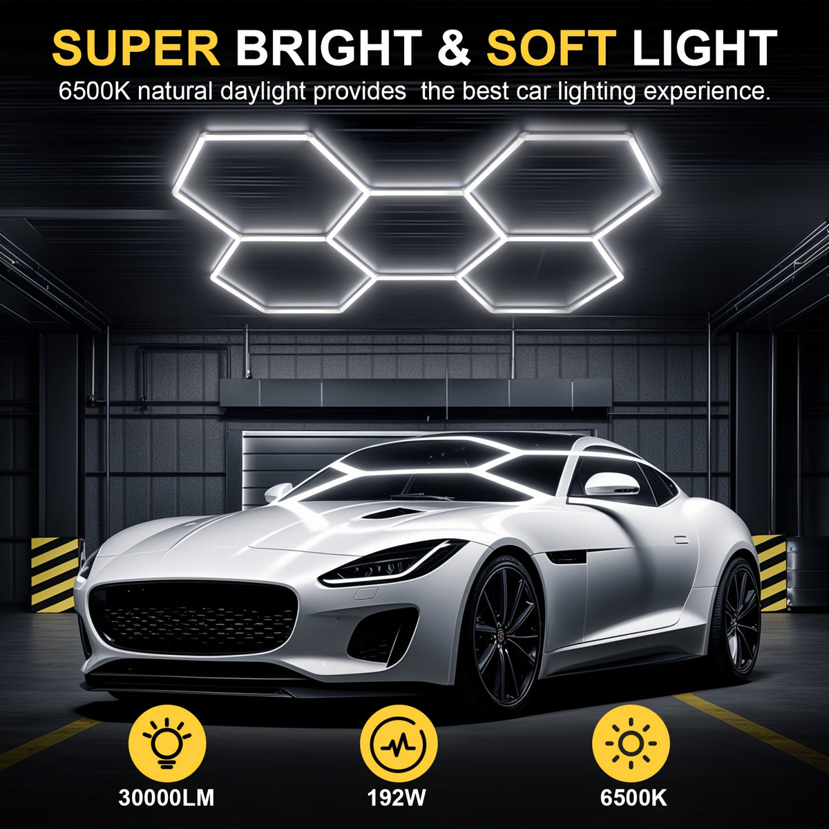 Plafonnier LED, Tube LED pour garage pour maison – vue détaillée 5