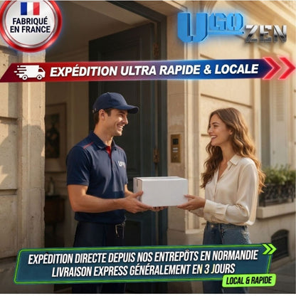 Pochette carte grise simili cuir, BLEU pour véhicule et déplacements – vue détaillée 6
